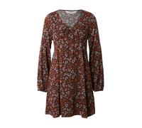 Compania Fantastica Vestido beige / marrón oscuro / rojo 34 beige / marrón oscuro / rojo