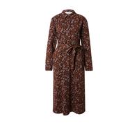 Compania Fantastica Vestido camisero chocolate / cognac / blanco 34 chocolate / cognac / blanco