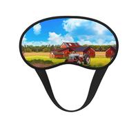 Company Farm - Antifaz para dormir con estampado de tractor, 100 % bloqueo de luz para dormir, máscara de ojos con correa ajustable