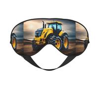 Company Farm - Antifaz para dormir con estampado de tractor, suave y transpirable, para viajes, trabajo por turnos y meditación