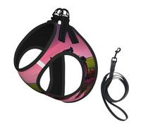 Company Farm - Arnés reflectante para perro con estampado de tractor para mascotas, arnés para cachorros, arnés para cachorros, para entrenamiento de caminata