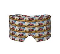 Company Farm - Orejeras para adultos con estampado de tractor de granja y bloqueo suave para dormir en casa, oficina, viajes