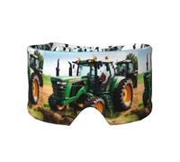 Company Farm - Orejeras para dormir con estampado de tractor y bloqueo de ruido y cobertura de luz, ayuda para dormir