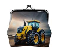 Company Farm Tractor - Cartera pequeña con diseño de tractor de granja, bolsa compacta para aventuras de camping y viajes de pesca, Negro -, Talla única, Art Deco