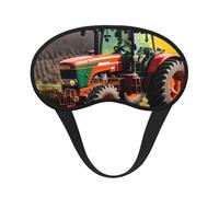 Company Farm Tractors - Antifaz para dormir con estampado de tractores, para mujeres y hombres, para oscuridad total, reduce la hinchazón de los ojos