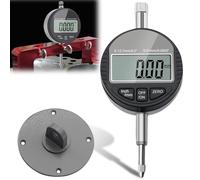 Comparador digital 0-12.7 mm 0.01 mm Medidor de profundidad Precisión 0.001 mm (comparador 0-12.7 mm) Medidor de profundidad digital para calibrar máquinas de taller - Negro