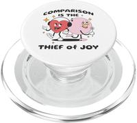 Comparison is The Thief of Joy PopSockets PopGrip para MagSafe