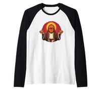 Comparte el Pan de Jengibre con Este Disfraz de Jesucristo Camiseta Manga Raglan