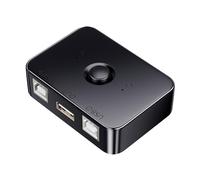 Compartidor de impresora USB 2.0 Selector de alimentación USB con selector de compartición USB Hub adaptador para compartir computadora