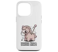 Compartiendo Senderos Compartiendo Sonrisas Lindo Pony Carcasa para iPhone 13 Pro