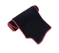Compartimento Central Alfombrilla Tablero Parasol Cubierta Para SEAT Para Leon 5F MK3 3th 2013 2014~2020 Panel instrumentos automotrices(Polyester red,Volante a la izquierda)
