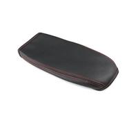 Compartimento Central Coche Reposabrazos Cubierta Protectora Caja Almacenamiento Antideslizante Embellecedor Almohadilla De Cuero Para Ford Para Focus 2007(Black-red line)