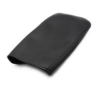 Compartimento Central De Cuero Microfibra Para Coche, Reposabrazos, Cubierta Embellecedora, Protectora Para CRV 2017 2018 2019 SUV(Black Black line)