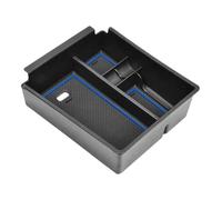 Compartimento Central Para Coche Caja Almacenamiento Con Reposabrazos Bandeja Organizadora Para Hyundai Para Tucson 2022 Accesorios Interiores Coche(Blue)