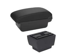 Compartimento Reposabrazos Coche Caja Almacenamiento Central Para Skoda Para Fabia 3 III 2015 2016 2017 2018 2019 2020 2021 Autopartes(Black line NO USB)