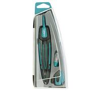 Compás Campus College BK-500 Ajuste rápido 165mm Tubo Minas Azul Claro
