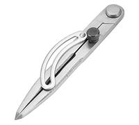 Compás de Cuero Giratorio de 150mm, Herramienta de Medición y Marcado, Acero al Carbono - Durable y Preciso, Ajustable, Para Artesanía y Trabajo en Cuero