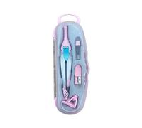 Compas liderpapel lock device con adaptador universal y tubo de minas color rosa claro