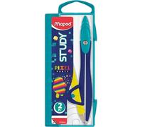 Compás Study con Adaptador - Modelo Pixel Party - Ideal para Dibujo Técnico y Uso Escolar - Dimensiones Compactas - Maped
