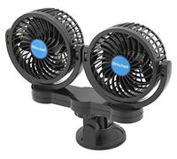 Compass 07222 Ventilador Mitchell Duo 2 x 108 mm 12 V con ventosa