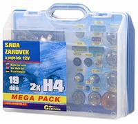 Compass 08519 Kit Bombillas Coche Auto de Bombillas 12 V Service Box Mega H4 + H4 + fusibles