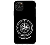 Compass Adventure Never Lost Explorer Diseño gráfico de Viaje Carcasa para iPhone 11 Pro MAX