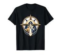 Compass Adventure para Perros, Gatos y Mascotas con Rumbo a casa Camiseta