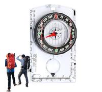Compass para Caminar, Senderismo para la Supervivencia - Compass de orientación para al Aire Libre | Ayuda educativa Multifuncional, pequeña Herramienta de navegación para Aventuras