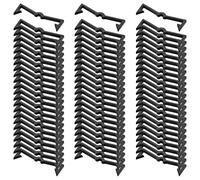 Compasty 100 Piezas de Soporte de Almacenamiento de Gancho de Pantalla de Panel Perforado de Cerradura de Gancho Panel Perforado de Plástico