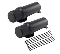 Compasty 2 accesorios de motocicleta, impermeables, tubo de herramientas, guantes, impermeable, caja de almacenamiento universal para 125 mm