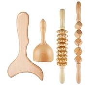 Compasty 4 herramientas de masaje de , masajeador de drenaje linfático, fascia, para músculos de cuerpo completo