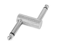 Compasty Adaptador de 6.35 acoplador de pedal tipo conector para pedal de efecto guitarra 1/4 pulgadas adaptador amplificador de alto