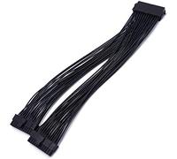 Compasty ATX - Cable de extensión de fuente de alimentación de 24 de 1 a 2 puertos PSU macho a hembra divisor de 24