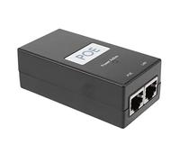 Compasty Inyector de alimentación POE de escritorio de 24 V 0,5 A, adaptador Ethernet de vigilancia CCTV para cámara IP fuente de alimentación