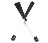 Compasty - Juego de 2 piezas para cepillos de tambor telescópicos, varillas de nailon percusión para Jazz Stick Drum Musical