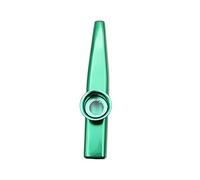 Compasty Kazoo - Diafragma de flauta de aleación de aluminio 5 unidades, para niños, amantes de la música, color verde