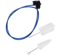 Compasty Kit de Cuidado de Limpieza de Mantenimiento de Trompeta 3 Cepillos en 1 Paquete