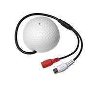 Compasty Micrófono de Enchufe de Sonido MIC de Monitoreo de Audio para Cámara IP de Seguridad de Vigilancia CCTV Preamplificador Integrado Cableado