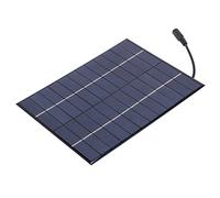 Compasty Mini panel solar policristalino de 12 V 5,2 W, células solares de silicona, epoxi, de módulo de bricolaje, cargador de batería + salida CC