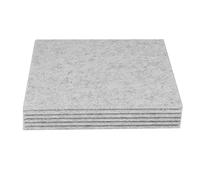 Compasty Panel De Absorción Acústica 6 Piezas 12 Pulgadas X 12 Pulgadas X 0.4 Pulgadas Acolchado Insonorizado para Aislamiento Bajo