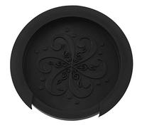Compasty Tapa de agujero de sonido para guitarra acústica para ecualizador de 40 a 41 pulgadas, color negro