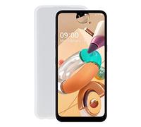 compatibile Para LG K41s / K51s (6,55 pulgadas) Funda cubre botones Cover Case Gel Protección Flexible Trasera irrompible Matte Silicona TPU Negro