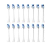 Compatibilidad for accesorios de cabezales repuesto cepillo dientes eléctrico Colgate Glint 1, 4/8/16 Uds(16pcs Standard Clean)