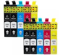 Compatible 12 Pack T2991 Cartridges de Tinta 29XL para XP235 XP247 XP245 XP332 XP335 XP342 XP345 XP435 XP432(4BK 2C 2Y 2M)