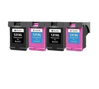 Compatible 121XL Ink Cartridge Replacement for H-*0P 121 for 121 for D-skjet D2563 F4283 F2423 F2483 F2493 F4213 F4275 Printer(2Pack-BK 2Pack-Color)