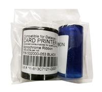 Compatible 532000-053 Cinta negra para Datacard SP35 SP35 Plus SP55 SP55 Plus SP75 SP75 Plus Impresora de tarjetas 532000-053 Cinta monocromática 1500 imágenes