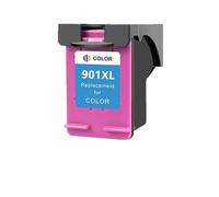 Compatible 901XL for H-*0P901 Replacement for 901 Ink Cartridge for of-icejet 4500 J4500 J4540 J4550 J4580 J4640 4680 Printer(1Pack Color)