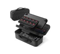 compatible,Bolsa de almacenamiento doble STARTRC GAMES de gran capacidad para Nintendo Switch 2 (negra)