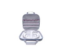 compatible,Bolsa de almacenamiento rígida de EVA para consola de videojuegos y anillo de fitness GH1865 para Nintendo Switch (gris)