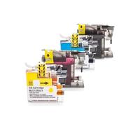 Compatible Brother LC-127 XL VALBP Cartuchos de tinta Multipack (BK,C,M,Y) con chip